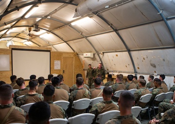 SPMAGTF-CR-CC 19.2: Command Element Visits Baker Company, V1/7