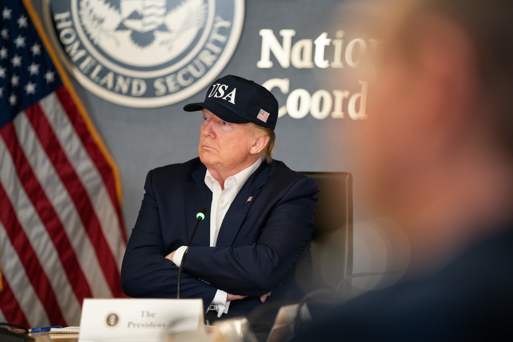 President Trump Briefed on Hurricane Dorian