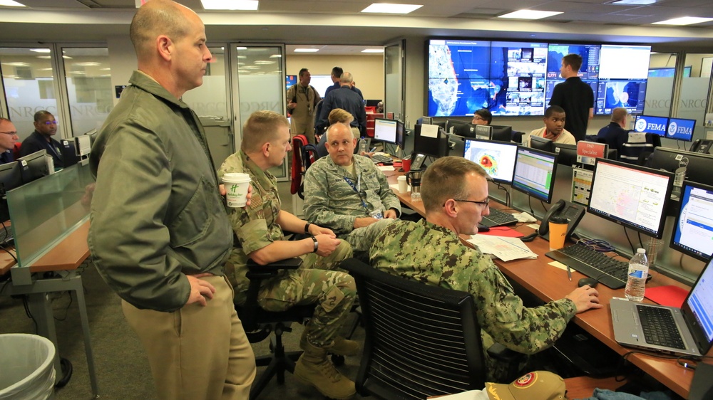 National Response Coordination Center Hurricane Dorian Response