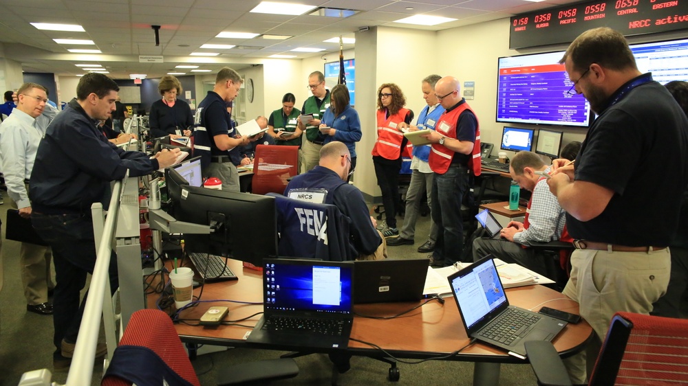 National Response Coordination Center Response for Hurricane Dorian