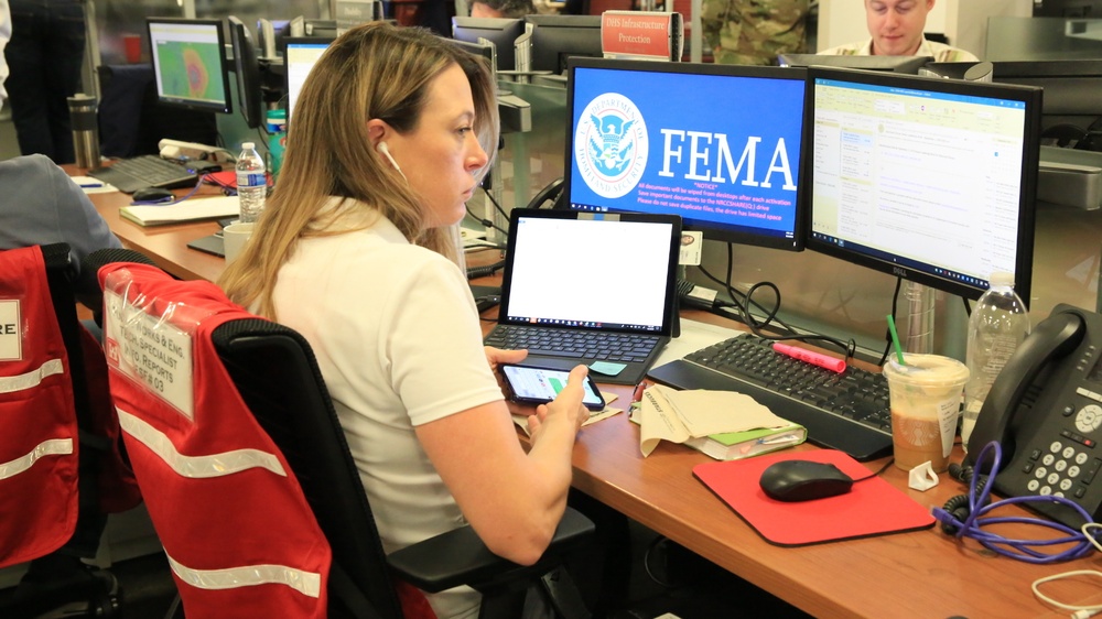 FEMA NRCC Responds to Hurricane Dorian