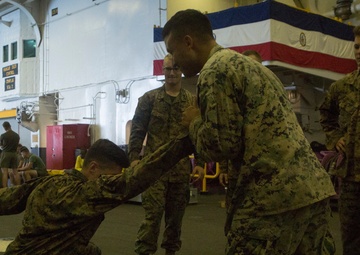 Martial Arts aboard the USS Bataan