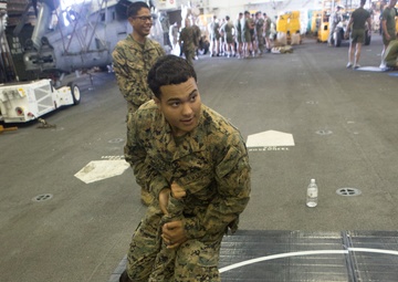 Martial Arts aboard the USS Bataan