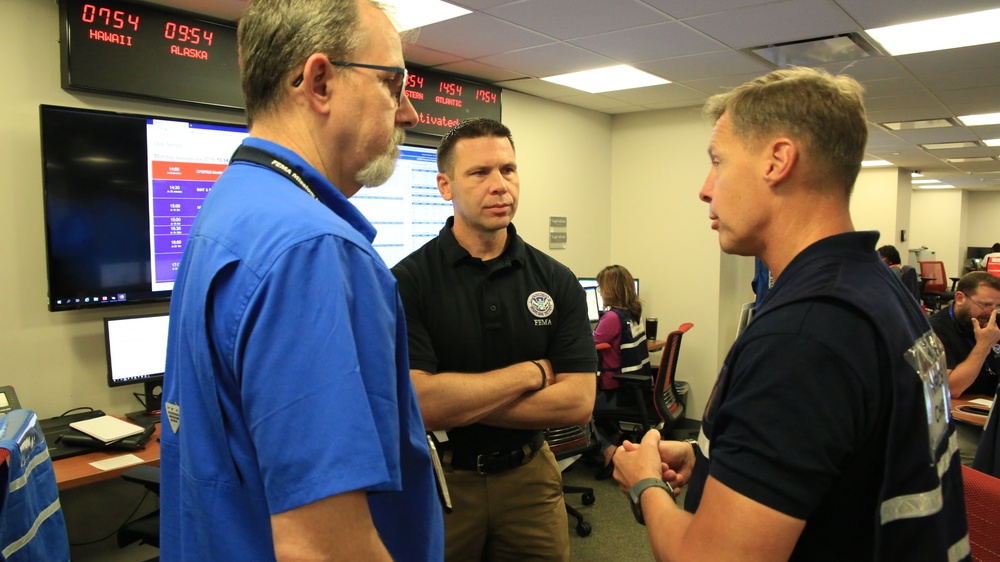 Acting Secretary of Homeland Security Visits FEMA's NRCC During Hurricane Dorian