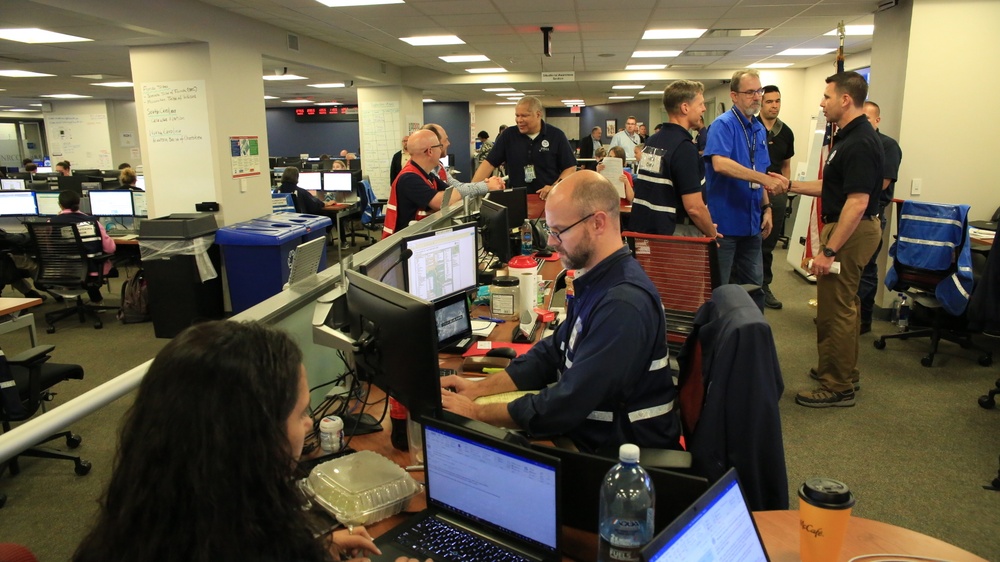 Acting Secretary of Homeland Security Visits FEMA's NRCC During Hurricane Dorian Activation