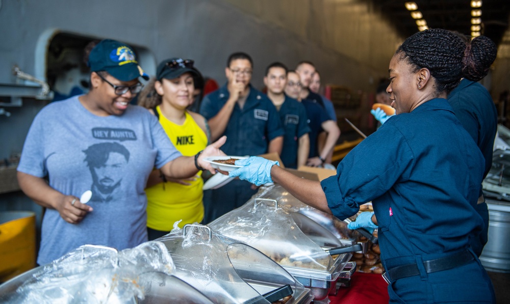 Labor Day Steel Beach Picnic Aboard USS Harpers Ferry