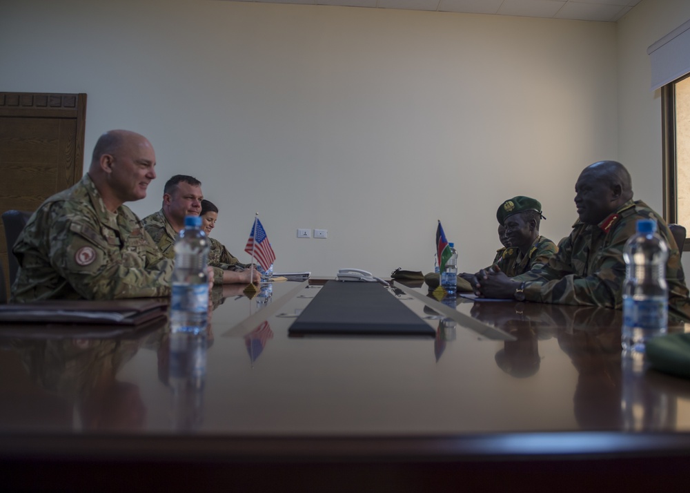 CJTF-HOA DCG Visits South Sudan for Key Leader Engagement