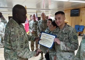 First Team Certificate of Achievement