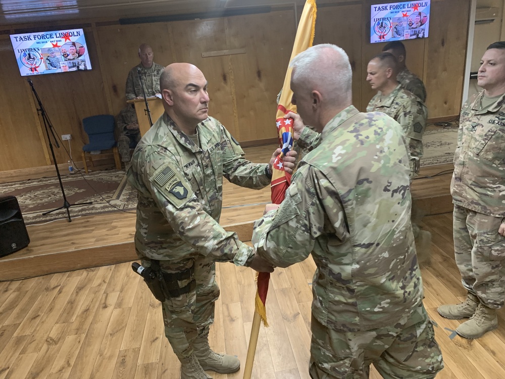 Task Force Lincoln Change of Command and Change of Responsibility