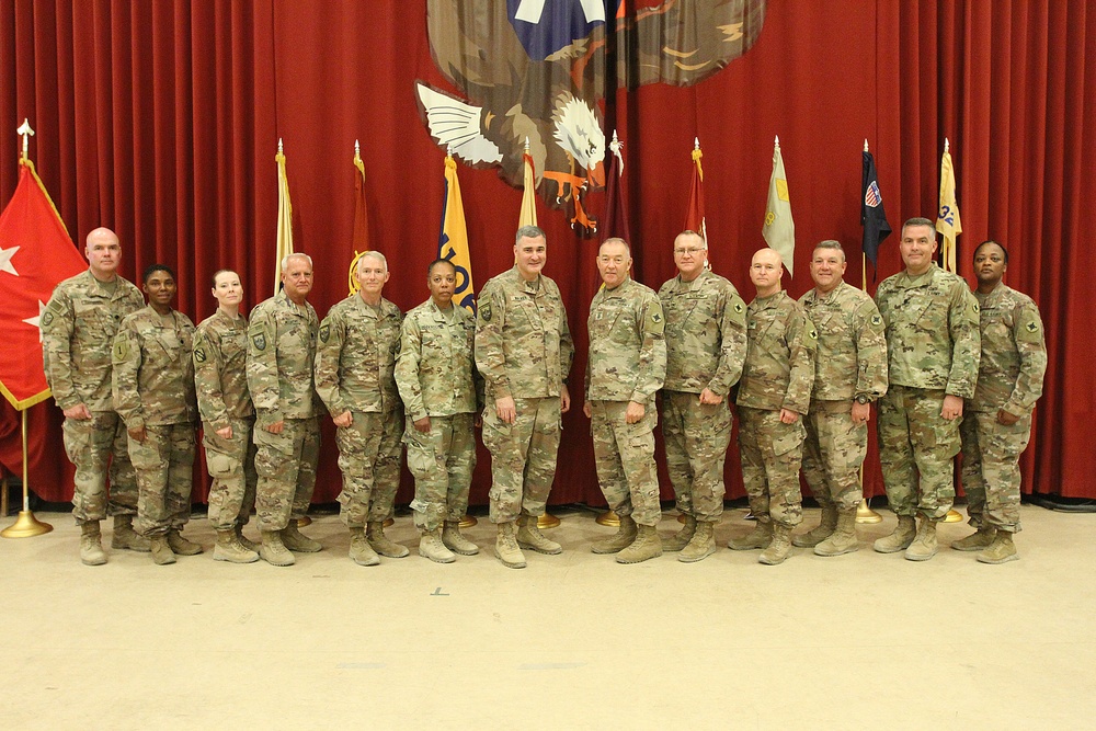 184th Sustainment Command Transfer of Authority Ceremony