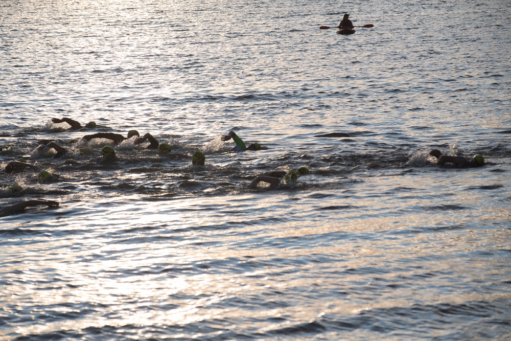 Swim, Bike, Run Quantico Triathlon