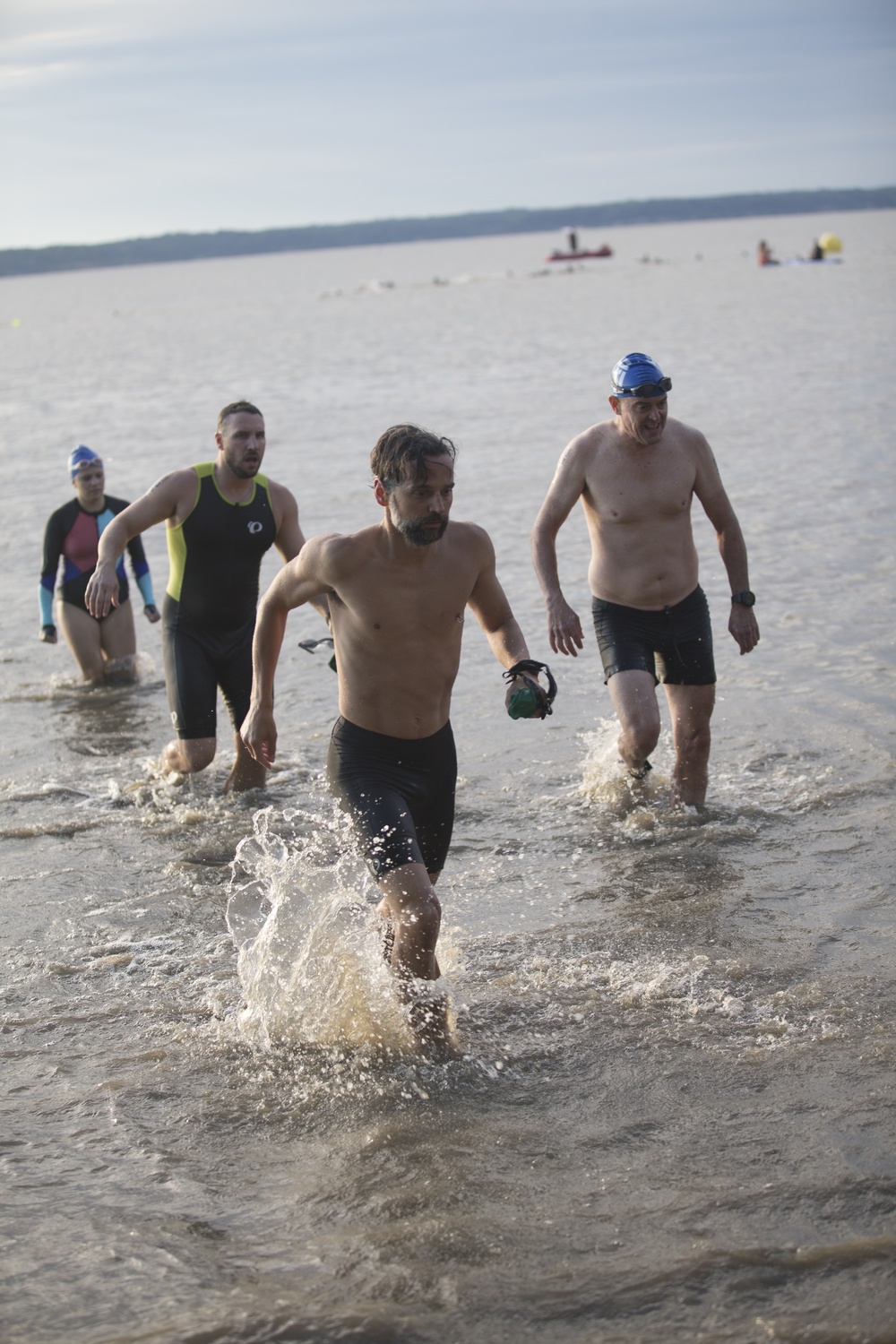 Swim, Bike, Run Quantico Triathlon