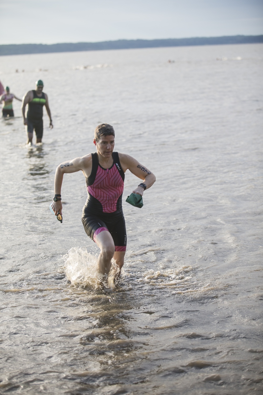 Swim, Bike, Run Quantico Triathlon