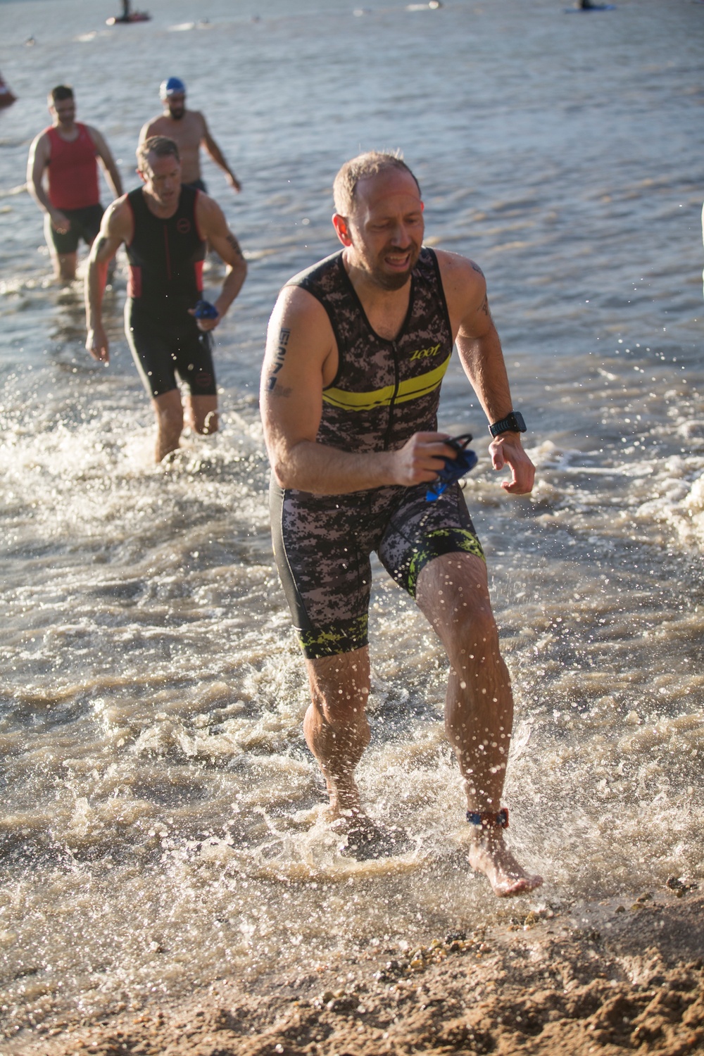 Swim, Bike, Run Quantico Triathlon