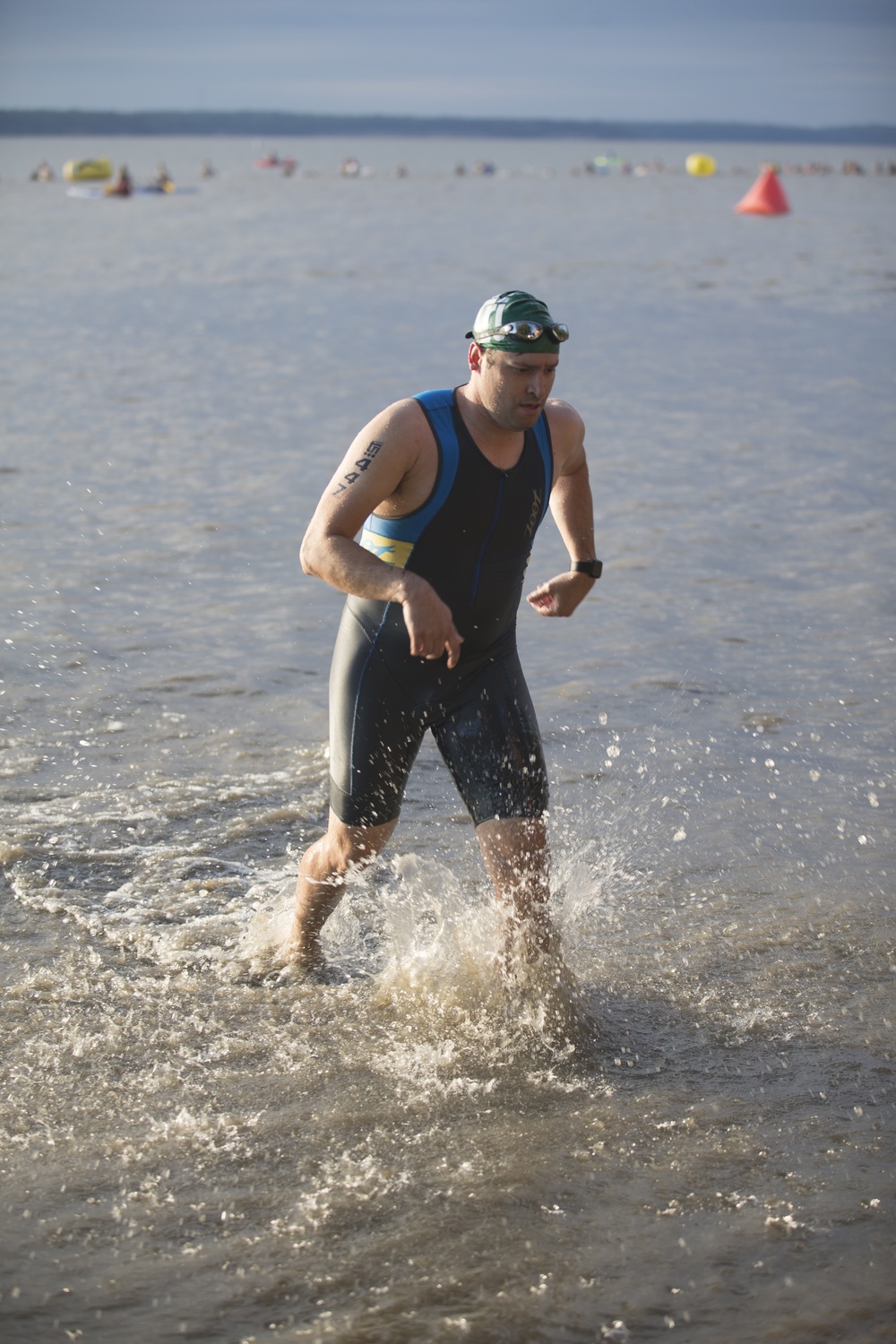 Swim, Bike, Run Quantico Triathlon
