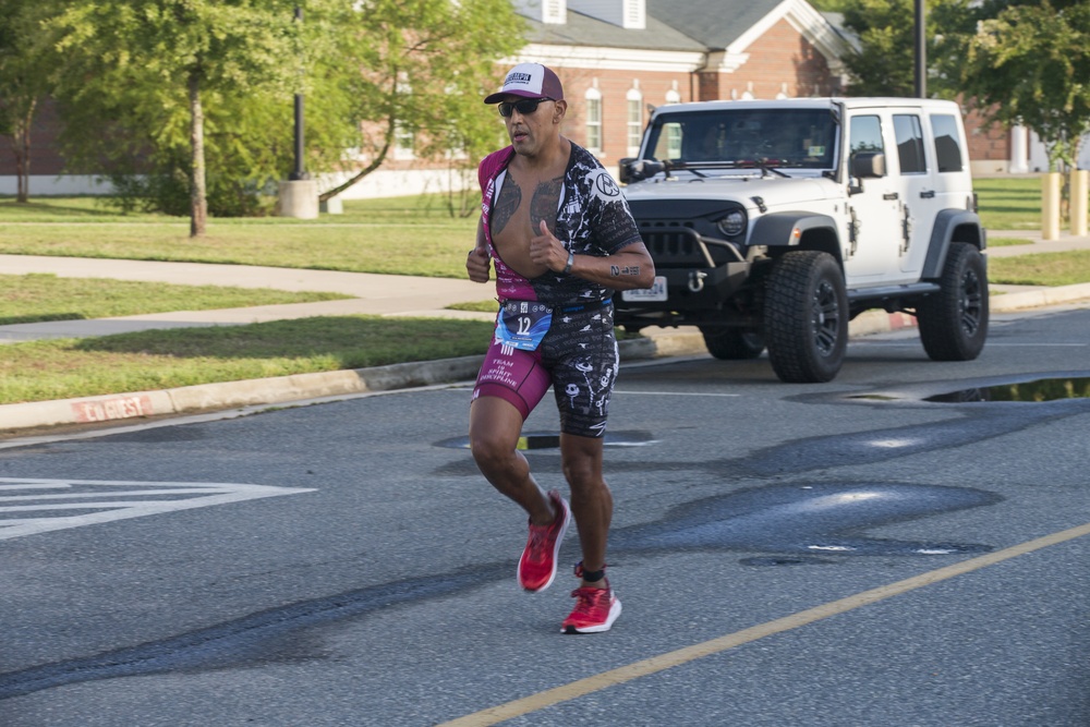 Swim, Bike, Run Quantico Triathlon