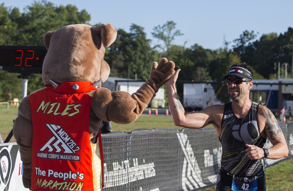Swim, Bike, Run Quantico Triathlon