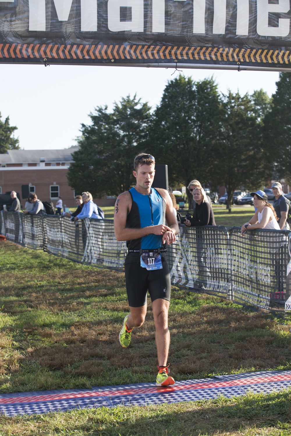 Swim, Bike, Run Quantico Triathlon