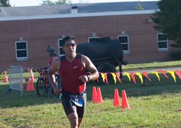 Swim, Bike, Run Quantico Triathlon