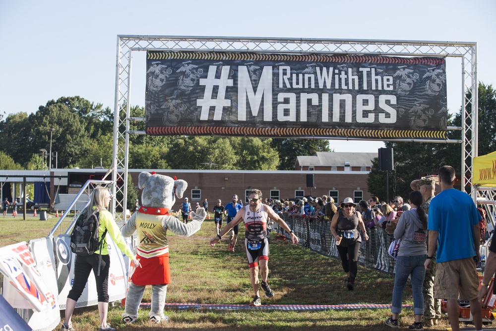 Swim, Bike, Run Quantico Triathlon