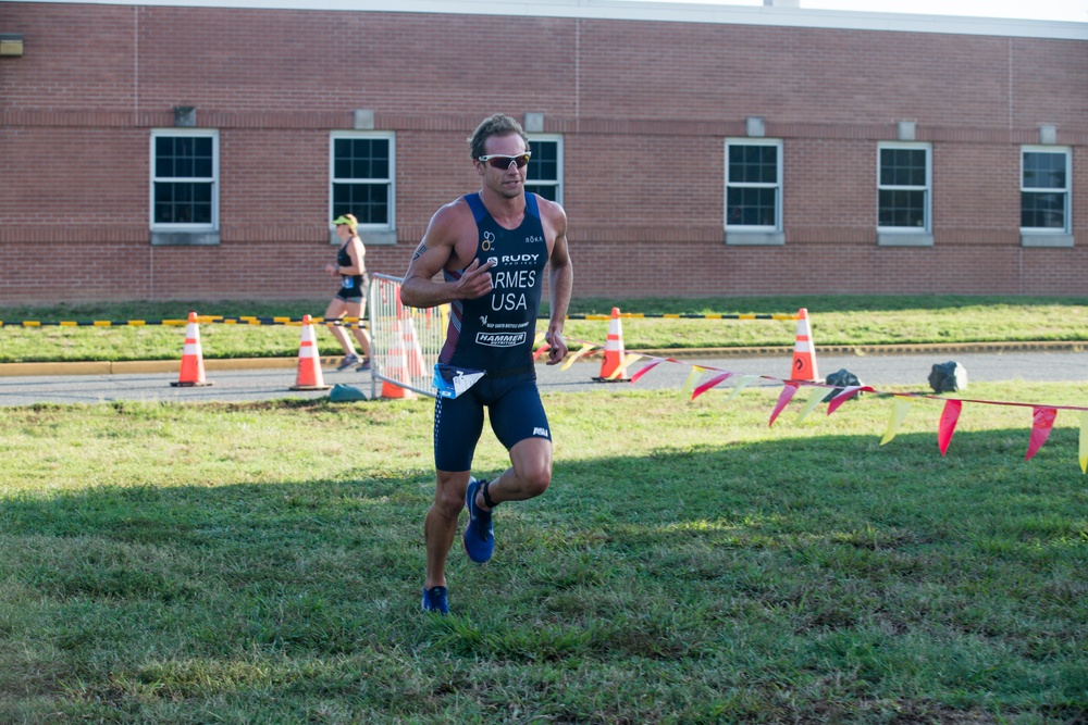 Swim, Bike, Run Quantico Triathlon
