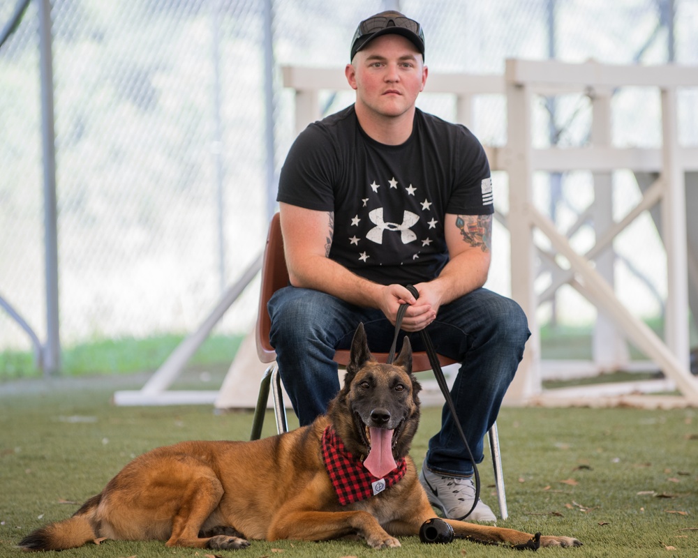 Barksdale Military Work Dogs retire
