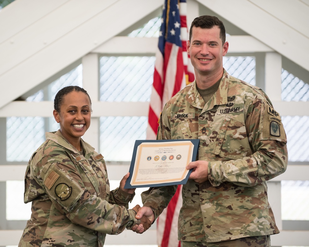 Barksdale Military Work Dogs retire