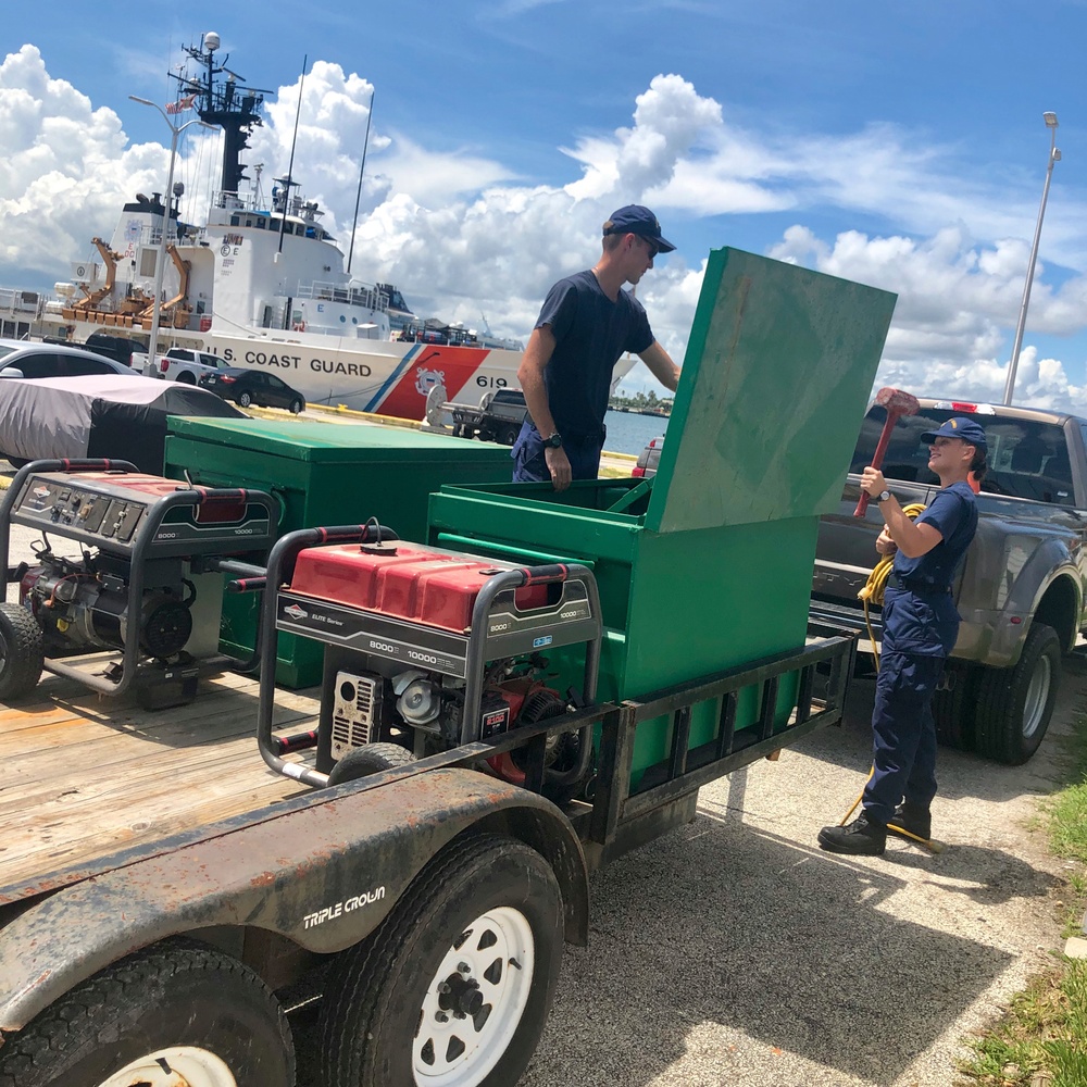 Coast Guard Station Port Canaveral prepares for Hurricane Dorian