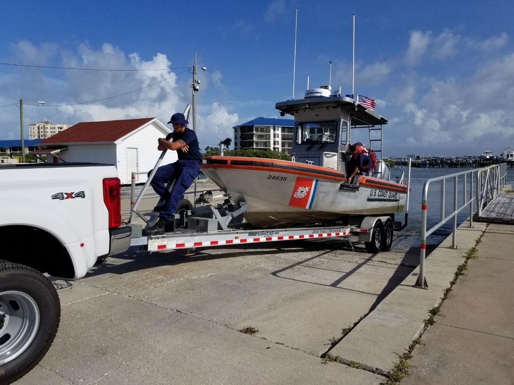 Coast Guard Station Ponce De Leon Inlet prepares for Hurricane Dorian