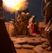 Marines supporting OIR fire mortars during training