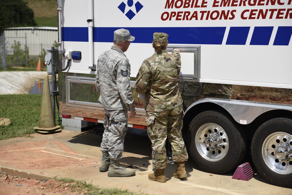 145th Airlift Wing Mobile Emergency Operation Center Activates for Hurricane Support