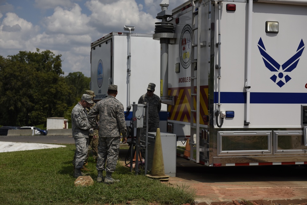 145th Airlift Wing Mobile Emergency Operation Center Activates for Hurricane Support