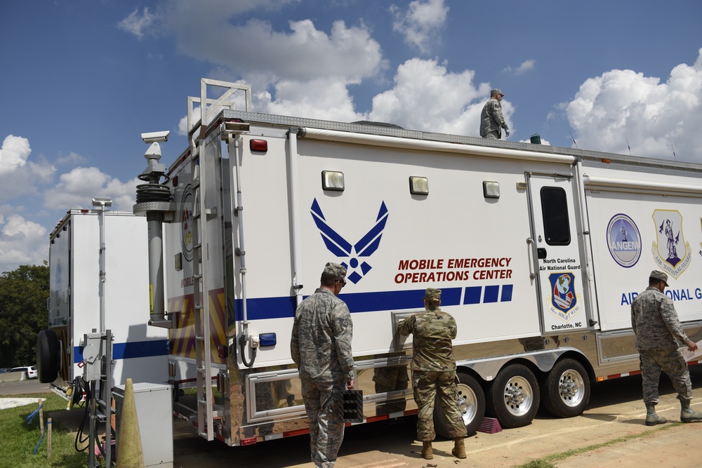 145th Airlift Wing Mobile Emergency Operation Center Activates for Hurricane Support