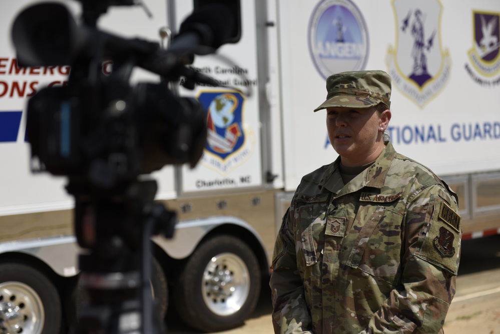 145th Airlift Wing Mobile Emergency Operation Center Activates for Hurricane Support