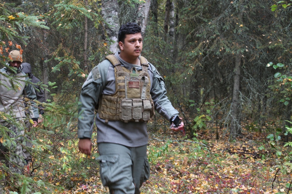 EOD Group One Sailors and Marines Conduct Land Navigation Training