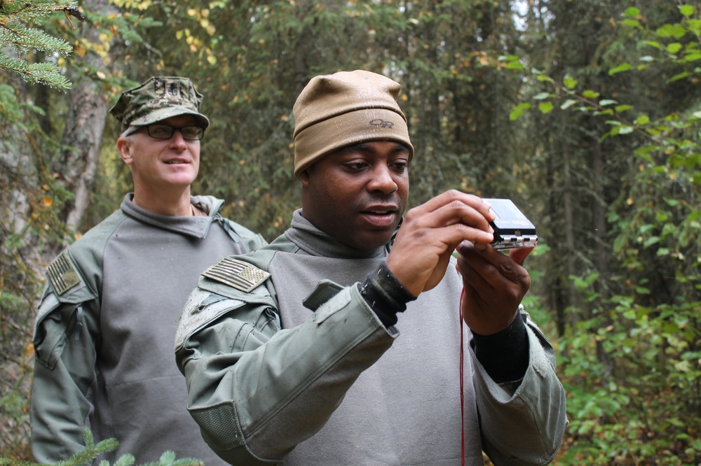 EOD Group One Sailors and Marines Conduct Land Navigation Training