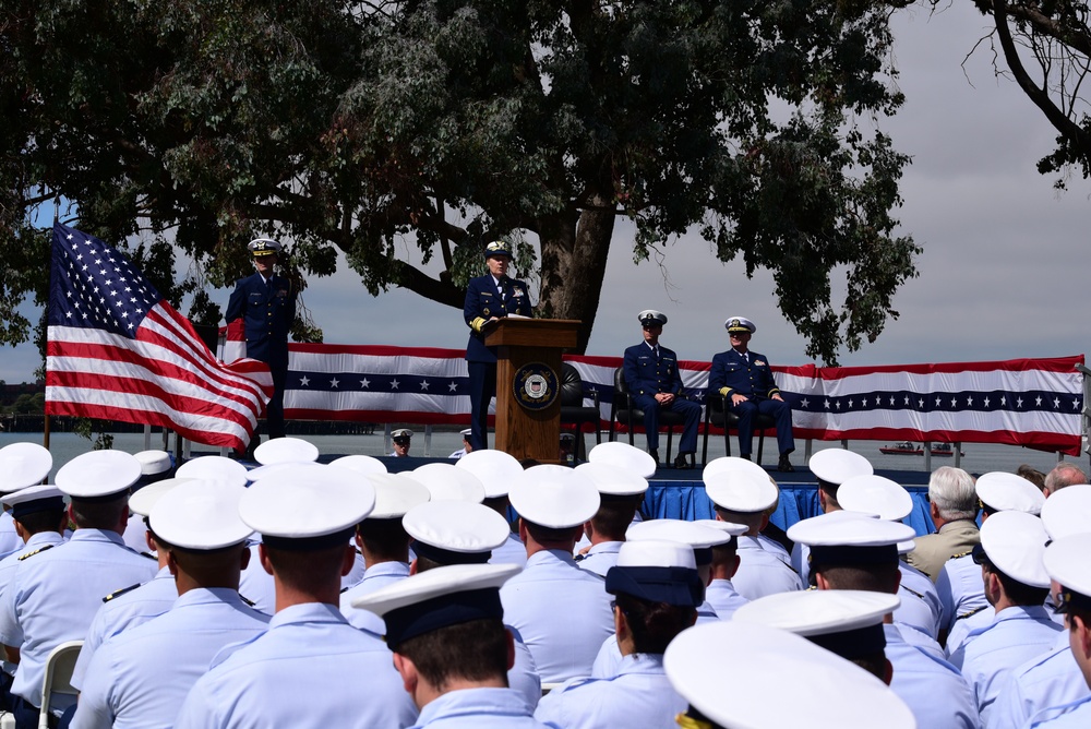 Coast Guard posthumously presents two Purple Heart Medals during ceremony for Coast Guard Cutter Tampa members