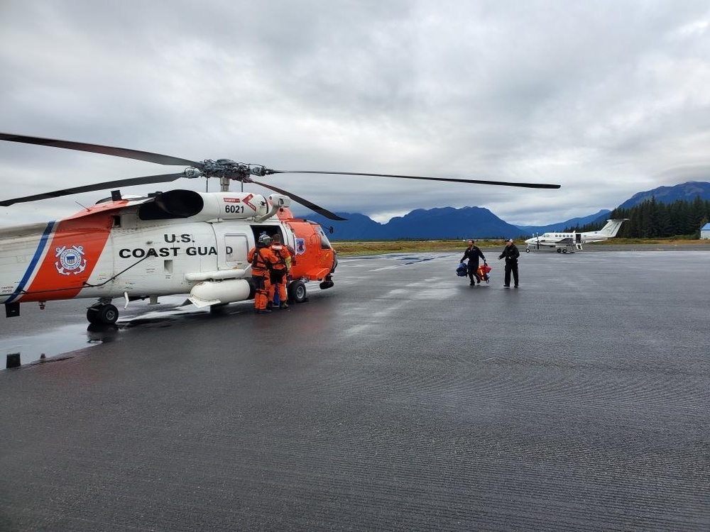 Coast Guard aircrew medevacs cruise ship passenger near Hinchinbrook Island, Alaska
