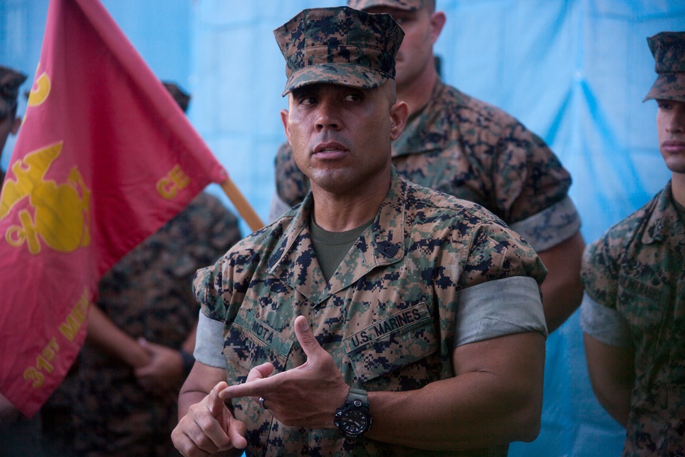 31st MEU Marines come together for breakfast potluck