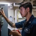 USS Harpers Ferry Streams a Nixie Torpedo Countermeasure System