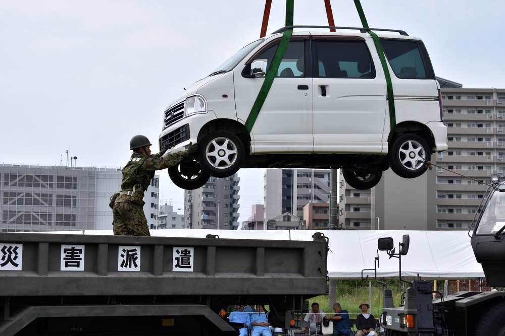 USAG Japan works with Japanese emergency services during disaster drill