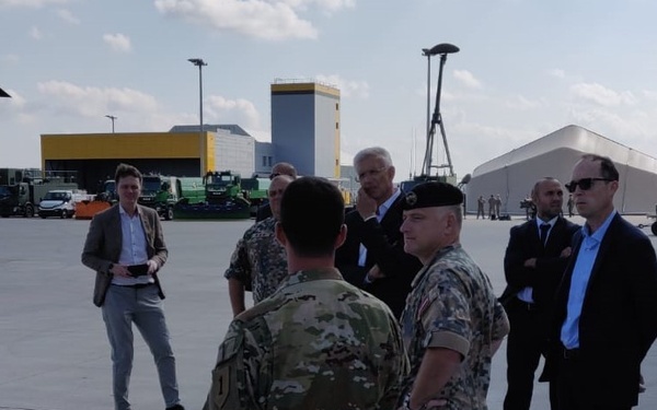 Latvian Prime Minister Visits 1st CAB Soldiers on Lielvarde Air Base