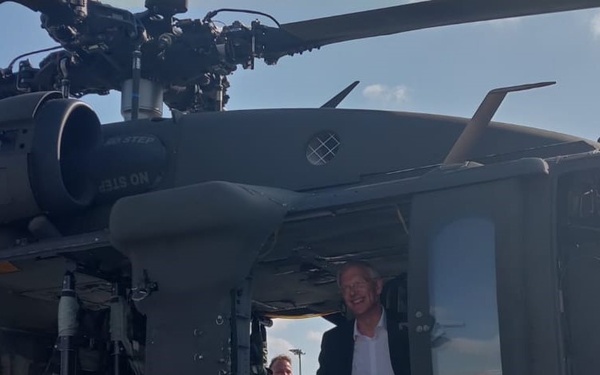 Latvian Prime Minister Visits 1st CAB Soldiers on Lielvarde Air Base