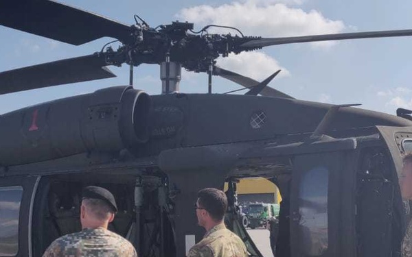 Latvian Prime Minister Visits 1st CAB Soldiers on Lielvarde Air Base