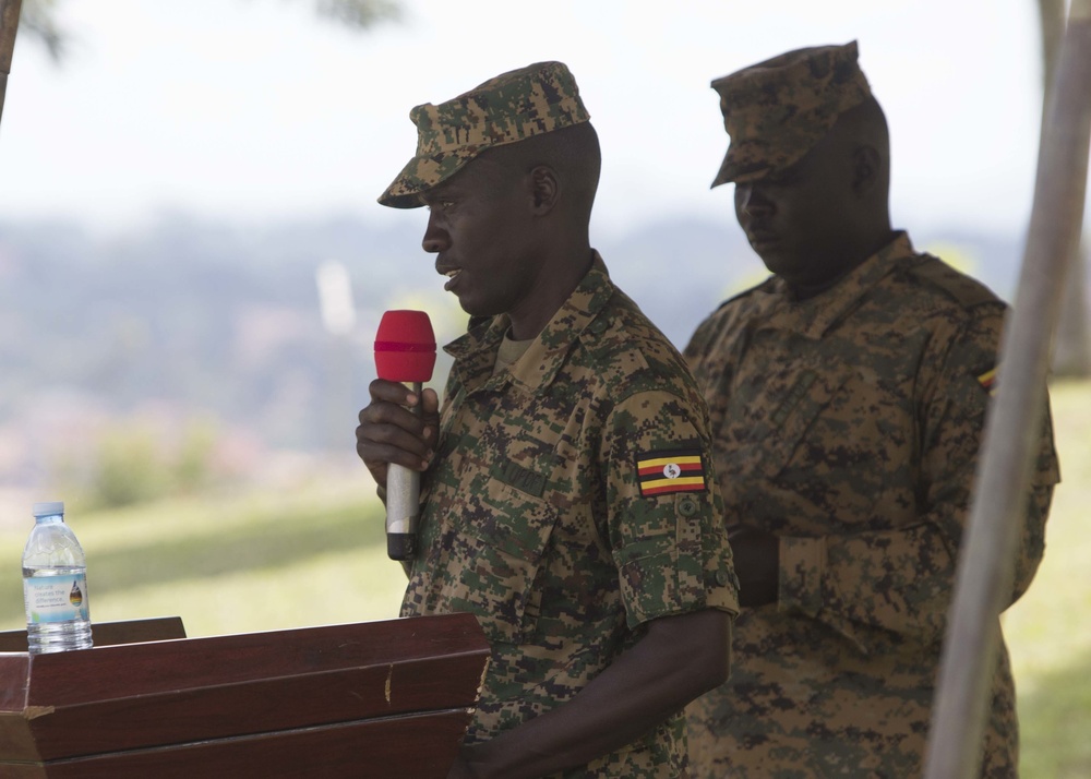 SPMAGTF-CR-AF 19.2, Uganda People's Defense Force conclude training with closing ceremony