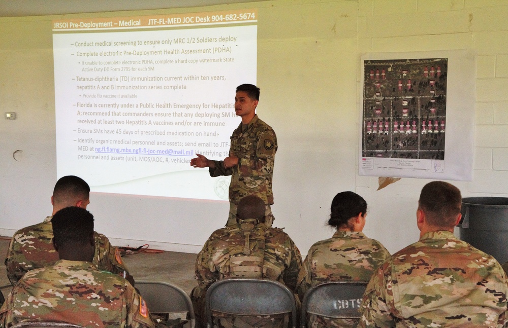 50th Regional Support Group Guardsmen Ensure Successful Hurricane Dorian Deployment by Active Duty Unit