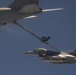 F-16 refuels during test mission