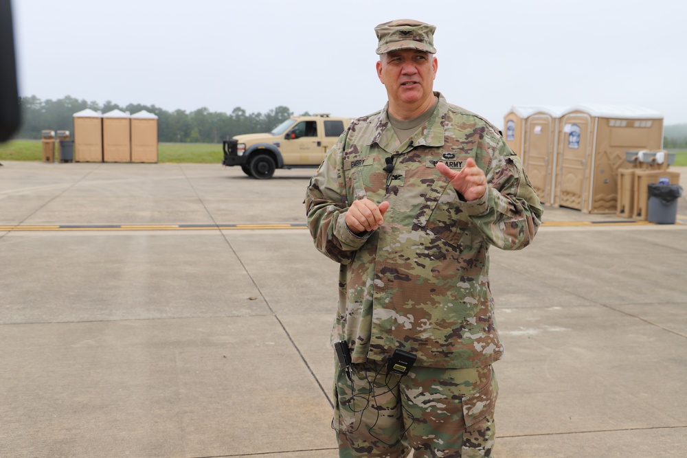 FEMA staging area on Fort Bragg begins in anticipation of Hurricane Dorian