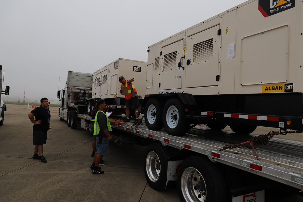 FEMA staging area on Fort Bragg begins in anticipation of Hurricane Dorian