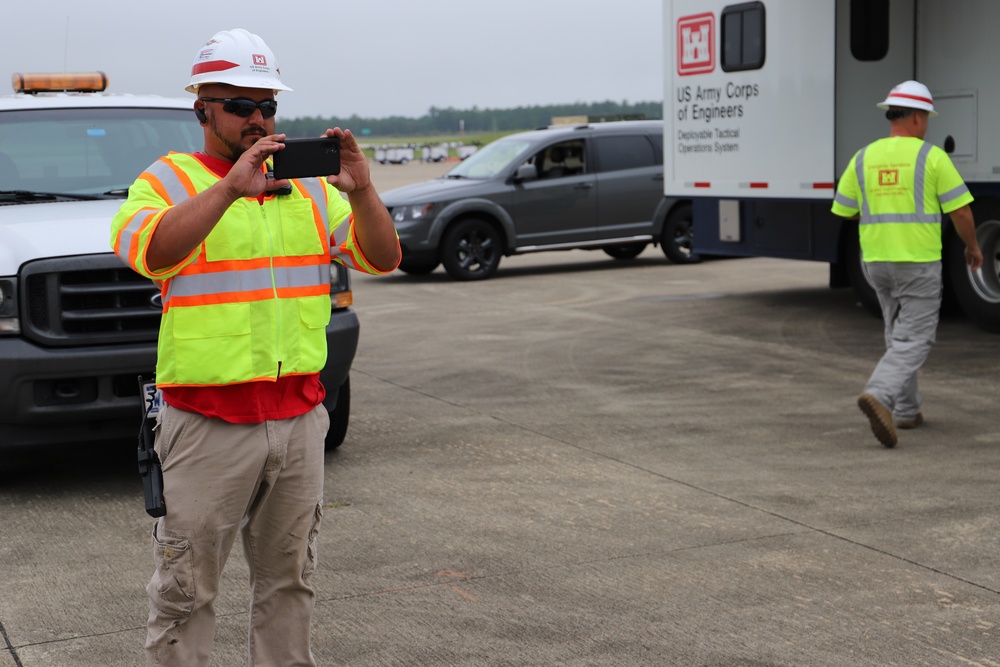 FEMA staging area on Fort Bragg begins in anticipation of Hurricane Dorian